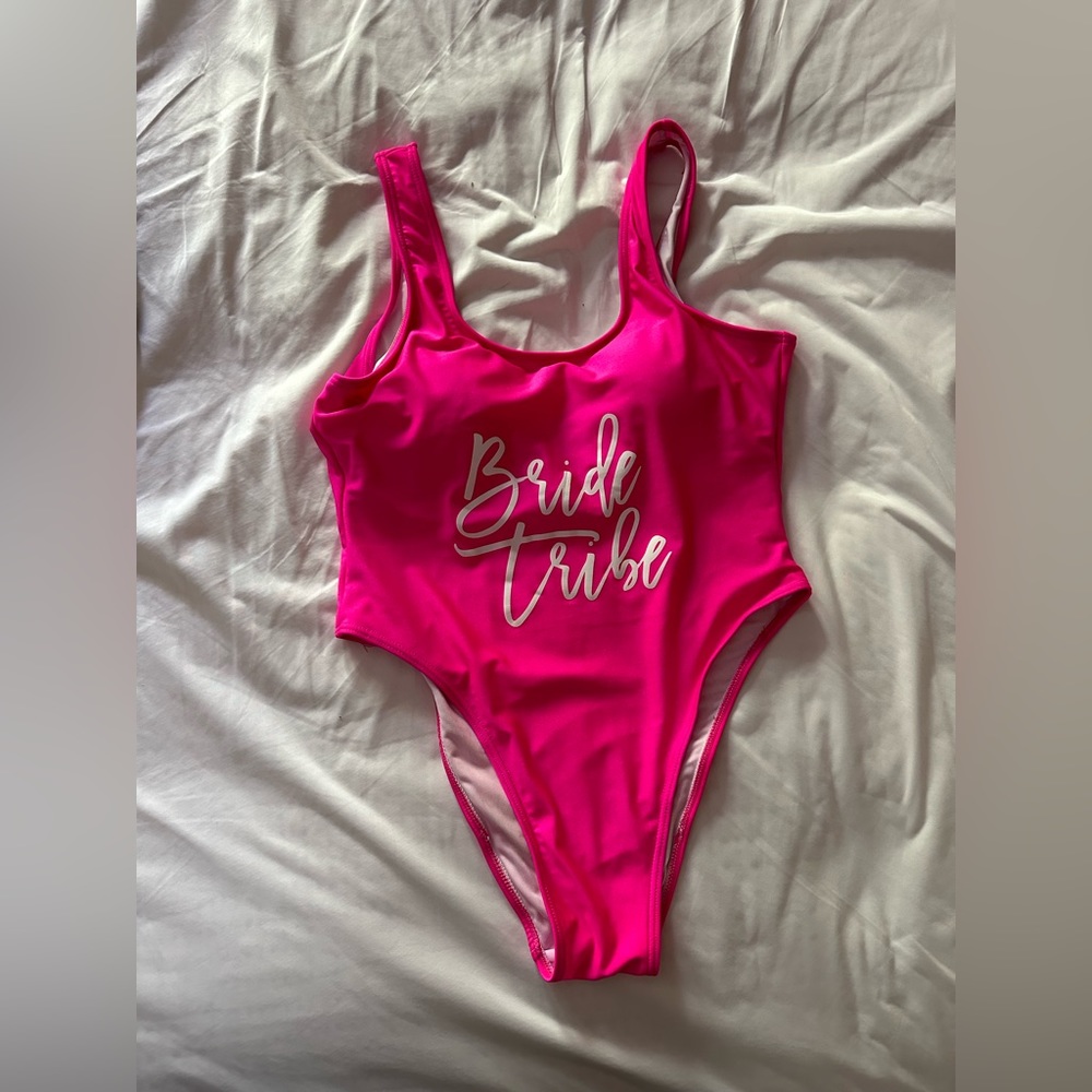 BRIDE TRIBE HOT PINK SWIMSUIT FROM BACHBRIDE